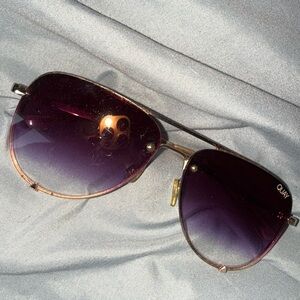 Quay Purple Gradient Sunglasses